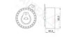 OPEL 4401416 Tensioner Pulley, timing belt